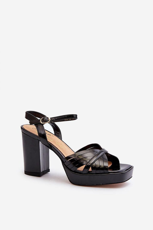 Sandalen mit Absatz model 195543 Step in style