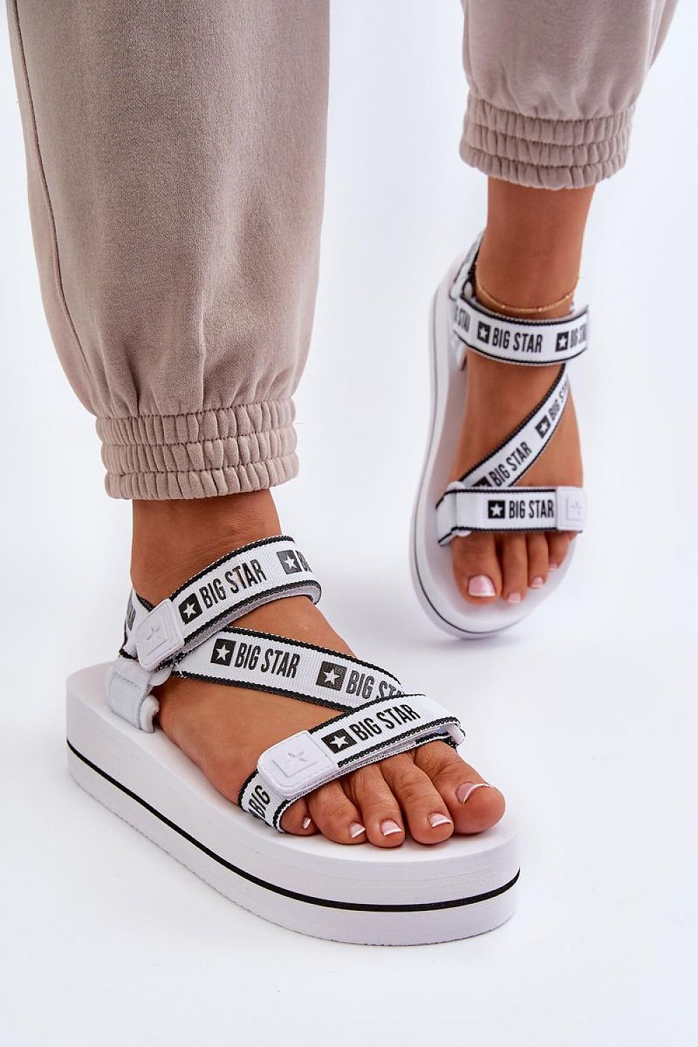 Plateausandalen model 198195 Step in style