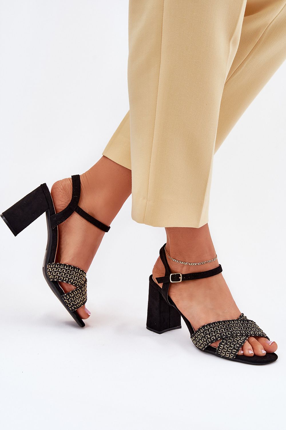 Sandalen mit Absatz model 214687 Step in style