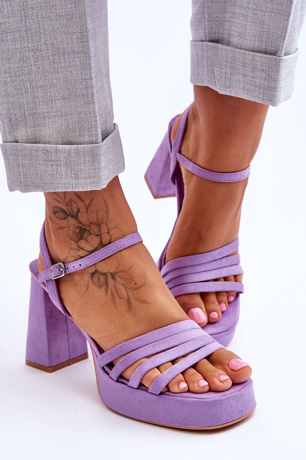Sandalen mit Absatz model 179119 Step in style