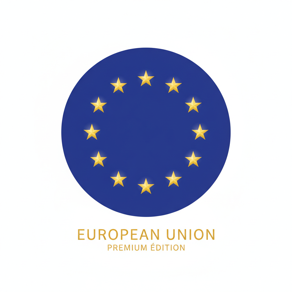 Abbildung der EU-Flagge für unsere Made in EU Kollektion.