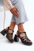  Sandalen mit Absatz model 211947 Step in style 